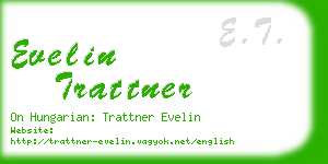 evelin trattner business card